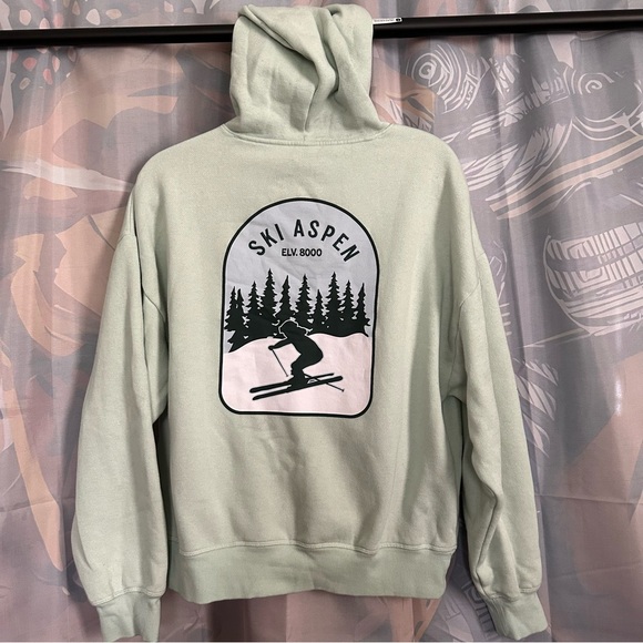 PINK by Victoria Secret Sweaters - 💚 Victoria’s Secret PINK Mint Hoodie – Relaxed Fit Pullover | NWOT